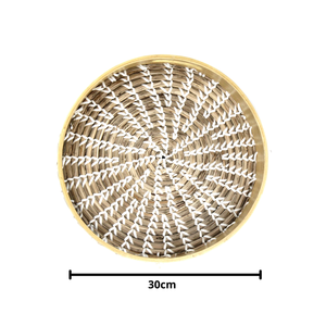 Cortador de Verduras Multifuncional Ecológico Hecho a Mano en Vietnam, de Bambú y Seagrass, Forma Circular, Alta Calidad, ODM/OEM - Product Image 4