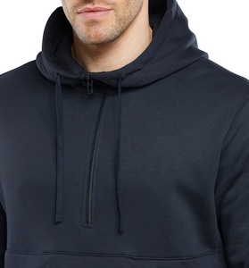 Sudadera con Capucha para Hombre, Estilo Urbano, Algodón Premium, Forro Polar, Manga Larga, Verano, Impermeable, Ecológica, con Bolsillos y Cierre, Proveedor OEM ODM - Product Image 5