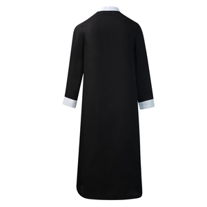 Robe de prière musulmane pour homme, Eid Thobe Abaya, Jubba Kaftan, coton respirant, longueur cheville, style saoudien - Product Image 5