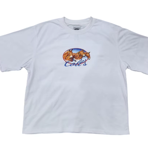 T-shirt vierge de créateur, mode luxe, 250g, gaufré 3D, 100% coton, coupe oversize, grammage lourd, motif graphique anime, T-shirt personnalisé pour homme - Product Image 1