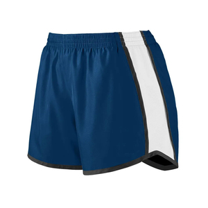 PUFFIN SPORTS Custom OEM ODM High Quality Blocked Women's Sport Shorts Elastic Waist Quick Dry Knitted Fabric Regular Fit - Product Image 6