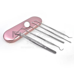 Kit de Instrumentos Quirúrgicos Dentales de Acero de Primera Calidad, Material Compuesto para Higiene Bucal, Kit de Limpieza Dental Manual Reutilizable - Product Image 2