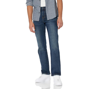 Outdoor Fashion Wear Clothes Denim <b>Jeans</b> Pants Autumn Winter Style Cotton Made Casual Button Closure Waist Denim Bootcut <b>Jean</b> - Product Image 4