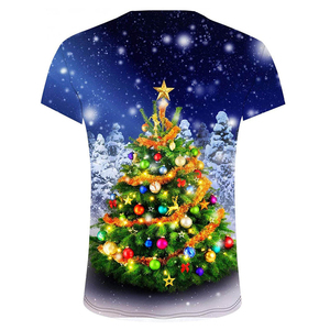 10 150gsm <b>Christmas</b> T-shirt For Men Custom Logo Print High Quality <b>Christmas</b> <b>Tshirt</b> <b>Ladies</b> Cotton T-shirt For Men - Product Image 3