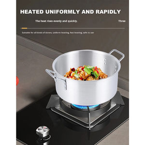 Ollas de Sopa de Aluminio de Diseño Moderno, Olla para Cangrejos de Río, Antióxido, Comercial y Doméstica, Venta al Por Mayor Directa de Fábrica - Product Image 4