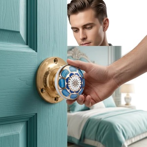 Modern <b>Ceramic</b> Furniture Handles Door <b>Knobs</b>-Multi-Function Adjustable Eco-Friendly Durable for Bedroom Living Room Kitchen - Product Image 2