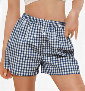 Shorts décontractés personnalisés pour femme, taille mi-haute, élastiques, respirants, écologiques, 100 % coton molletonné, couleur unie, avec logo personnalisé – Nouveauté tendance - Product Image 5