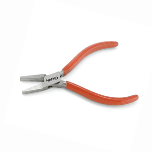 Best Quality Professional High Performance Stainless Steel Flat Half Pliers 130mm Beading <b>Wire</b> Wrapping Jewelry Tool Nafko - Product Image 1