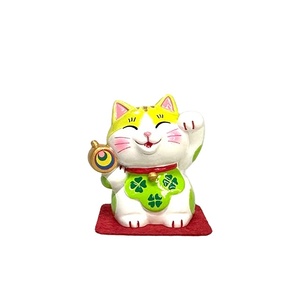 Lucky Cat Polyresin Statue Qualité-Assurée Mignon Pâques Animal Figurine Élégant Décoration de La Maison Résine Artisanat Sculpture - Product Image 1