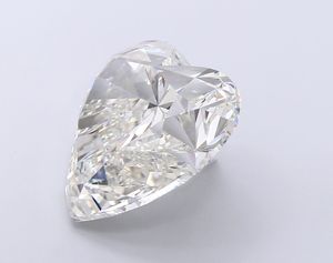 Diamant synthétique blanc en forme de cœur, qualité VVS, cultivé en laboratoire (CVD), certifié IGI, taille EX-VG, couleur D, pour la fabrication de bijoux - Product Image 2