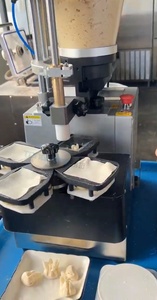 Small Tabletop Semi-<strong>Automatic</strong> Huntun Filling <strong>Machine</strong> Wantan Forming Maker Shrimp Wonton Making <strong>Machine</strong> - Product Image 5