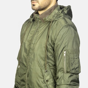 Chaqueta Bomber Casual de Invierno para Hombre, Elegante, de Alta Calidad, Impermeable, Ecológica, Hecha de Poliéster/Nailon, Talla Regular y Grande - Product Image 4