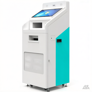 Kiosque d'impression photo instantanée interactif, kiosque d'impression de documents A4 en libre-service avec imprimante HP Lazerjet et capacité de 800 feuilles - Product Image 1