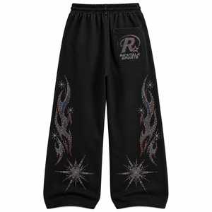 Factory Direct Sale <b>Men</b> Casual Mid Waist Plus Size Breathable Lightweight Workout <b>Baggy</b> <b>Trouser</b> Polyester/Cotton - Product Image 2