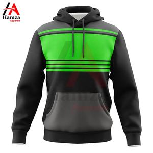 <b>Men's</b> Black and <b>Orange</b> Striped <b>Men's</b> <b>Hoodies</b> Casual Hooded Sweatshirt 280 GSM Cotton Blend Warm Comfortable from Hamza Apparels - Product Image 6