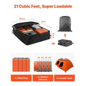 Borsa Portabagagli da Tetto Impermeabile da 21 Piedi Cubici per Auto Toyota - Tessuto Oxford 900D - Product Image 3