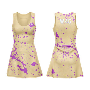 Vestido de Tenis Personalizado para Mujer, Sublimado, Transpirable, de Verano, con Cuello Redondo, Sin Mangas, de Spandex/Nailon, de Alta Calidad, Deportivo - Product Image 4