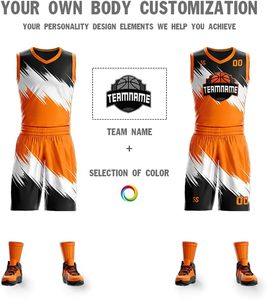 KHILAN INDUSTRIES Camisetas de Baloncesto Personalizadas con Transferencia de Calor, Transpirables, Antibacterianas, que Absorben la Humedad, Tallas Grandes, Uniformes Unisex - Product Image 3