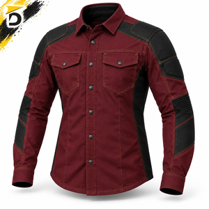Camisa Premium de Kevlar con Zonas de Tela Reforzada, Ajuste Cómodo y Estilo Moderno Diseñada para Motociclismo y Actividades al Aire Libre - Product Image 5
