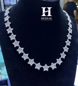 Collar de Diamantes de Lujo con Diseño de Estrella, Oro de 14K/18K con Diamantes Naturales/Cultivados en Laboratorio, Proveedor de Joyería al por Mayor - Product Image 4