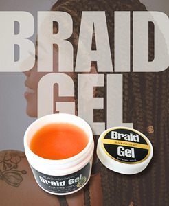 Gel coiffant BNG Black N Glow Braid Gel à tenue suprême pour tresses, locks, mèches et cheveux crépus, à l'huile de ricin, fabriqué en Corée - Product Image 4