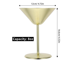 You Martini – Nouveauté : Gobelet de luxe personnalisé en acier inoxydable, idéal pour flûte à champagne et verre à vin rouge – Or - Product Image 4