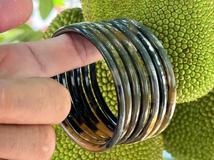 Brazalete de cuerno de búfalo de color natural, conjunto de pulseras, brazalete de cuerno, joyería de cuerno, brazalete de Decor World Expo - Product Image 5