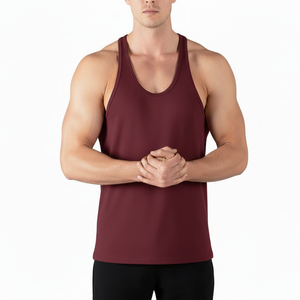 เสื้อกล้ามผู้ชายสกรีนโลโก้ตามสั่ง ชุดกีฬา โรงงานผลิตโดยตรง - Product Image 1