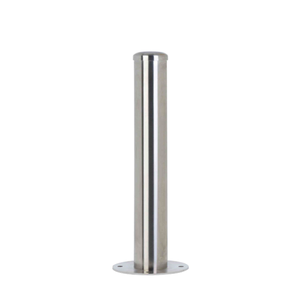 Bolardo de Tráfico Reflectante de Acero Inoxidable Antioxidante para Protección de Estacionamientos Comerciales - Product Image 1