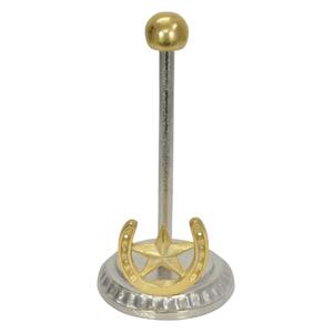 Silver Gold Finish Luxury Horse <b>Shoe</b> Style Tissue Stand Metal Crafts Decorative Napkin <b>Holder</b> for Table Decoration Restaurants - Product Image 3