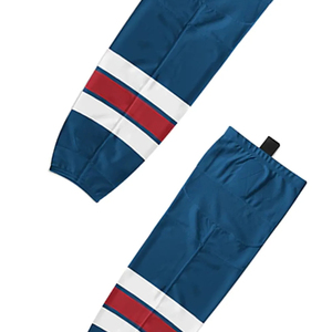 Factory Direct 2026 Design <b>100</b>% Cotton Quick Dry Ice Hockey <b>Socks</b> OEM Team Name Customized Color Logo Sublimation Technique - Product Image 4