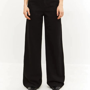 Custom OEM Flare <b>Trousers</b> for <b>Men</b> Outdoor Streetwear Cotton Black Blank <b>Men</b> <b>Flared</b> Pants - Product Image 1