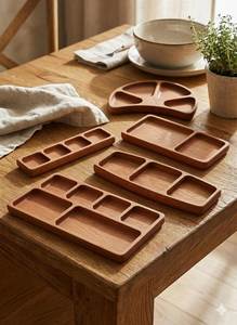 Bandeja de Madera Natural, Tabla de Servir Rústica y Duradera, 20 Piezas MOQ, para Cocina, Mesa de Comedor, Aperitivos, Frutas, Pan - Product Image 5