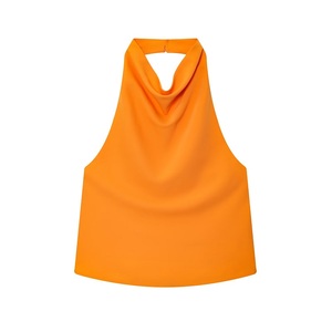 เสื้อกล้ามผู้หญิงสีดำแบบเปิดหลัง ปี 2026 เสื้อกล้ามสีชมพูสำหรับฤดูร้อน เสื้อกล้ามชายหาดสำหรับผู้หญิง เสื้อกล้ามเปิดไหล่ - Product Image 3
