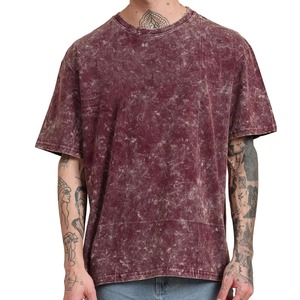 เสื้อยืดผู้ชายแขนสั้นลายมัดย้อม ผ้าถัก แห้งเร็ว คอกลม ทรงปกติ สวมใส่สบาย - Product Image 5