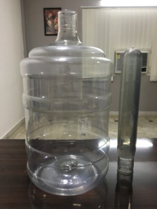 ขวดน้ำพลาสติก PET ขนาด 20 ลิตร สีขาว ฝาเปิดง่าย รูปทรงกลม - Product Image 2