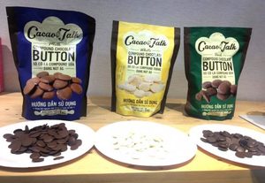 Suministros Premium para Repostería y Confitería para la Industria Alimentaria, Chocolate Compuesto Oscuro HALAL en Botones de Cacao 1KG para Galletas y Bizcochos - Product Image 5