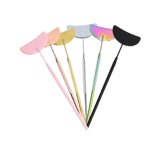 Slim-<b>Profile</b> Personalized Cosmetic Eyelash Inspection Mirror Precision Maneuvering <b>Tool</b> Wall Mounted Gold-Plated Stainless Steel - Product Image 3