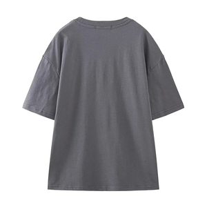 เสื้อยืดผ้านิ่มยืดได้สำหรับผู้หญิงเสื้อยืดลำลองสวมใส่สบายเหมาะสำหรับการเดินทางและพักผ่อนที่บ้าน - Product Image 2