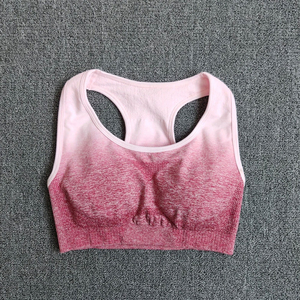Sujetador Deportivo Rosa para Mujer, Cuello Redondo, Ropa Deportiva, Sujetador de Gimnasio para Mujer - Product Image 3