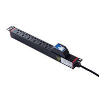 Boîtier de distribution d'alimentation portable robuste avec entrée prise industrielle 5P et sortie Powercon pour distribution d'alimentation temporaire de scène (PDU)