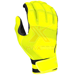 Gants de frappe de baseball de qualité supérieure, gants de frappe de baseball avec logo personnalisé, gants de frappe de baseball en cuir véritable - Product Image 3