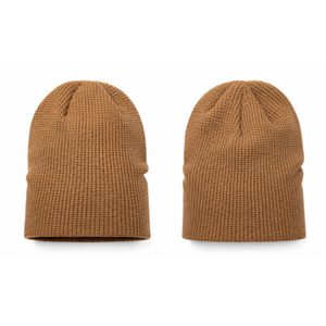 Wholesale Men's Long Slouchy Knit Beanie Camel Color Warm <b>Winter</b> <b>Cap</b> High demand <b>winter</b> wear - Product Image 4