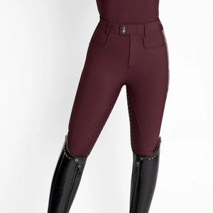 High Quality 4-way Stretch Horse Riding Breeches <b>Leggings</b> Tights <b>Equestrian</b> Wear Pants on Technical Fabric with Soft Feel - Product Image 2