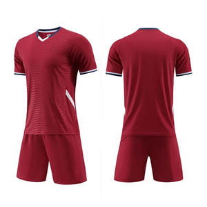 Listo para Enviar, Nuevo Estilo de Ropa de Fútbol, Uniforme Personalizado por Sublimación, Conjunto de Camiseta y Pantalones Cortos de Fútbol - Product Image 1