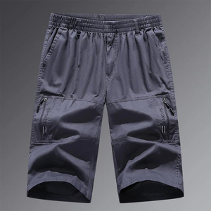 Pantalones Cortos Deportivos de Alto Rendimiento para Hombre, Diseño Cargo, Cómodos para el Entrenamiento Diario, Cintura Media Elástica, Secado Rápido, Estilo Casual, Lona - Product Image 3