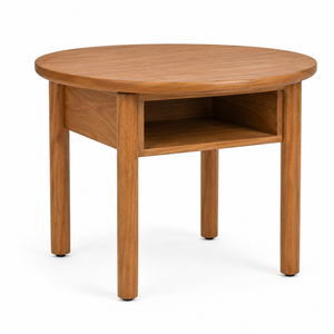 Mesa de Comedor Moderna de Madera de Teca Sólida, Ecológica e Impermeable, Diseño Escandinavo Minimalista, Muebles para el Hogar, 2 Plazas, Apartamento - Product Image 2