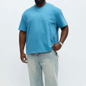 Men's Plain Cotton <b>Tshirt</b> Oneck Short Sleeve Trendy Design Solid Color Casual Wear Oversized Drop Shoulder Men Solid <b>Tshirt</b> 2026 - Product Image 6