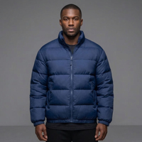 Blouson bomber léger de haute qualité pour homme, imperméable, col montant, personnalisable, idéal pour l'hiver et le style urbain.