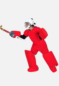 Equipo de Portero de Hockey sobre Césped TOPLINE, Juego Completo Ecológico en Negro y Naranja, Equipo de Protección, Palo de 120 Pulgadas, Modelo de Entrenamiento TP-GS-23 - Product Image 2